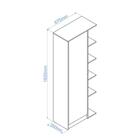 Armario Multiuso 1 Porta Branco Mdp 15mm