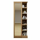 Armário Multiuso 1 Porta Com Espelho João Pessoa   Cinamomo