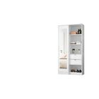 Armário Multiuso 1 Porta Cômoda Poesia Branco Demóbile