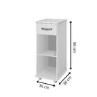 Armário Multiuso 1 Porta E 1 Gaveta Ref 300 Benetil Móveis