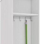 Armário Multiuso 1 Porta Roma Poliman Branco