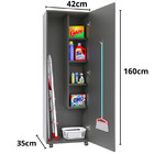 Armário Multiuso 1 Portas Preto