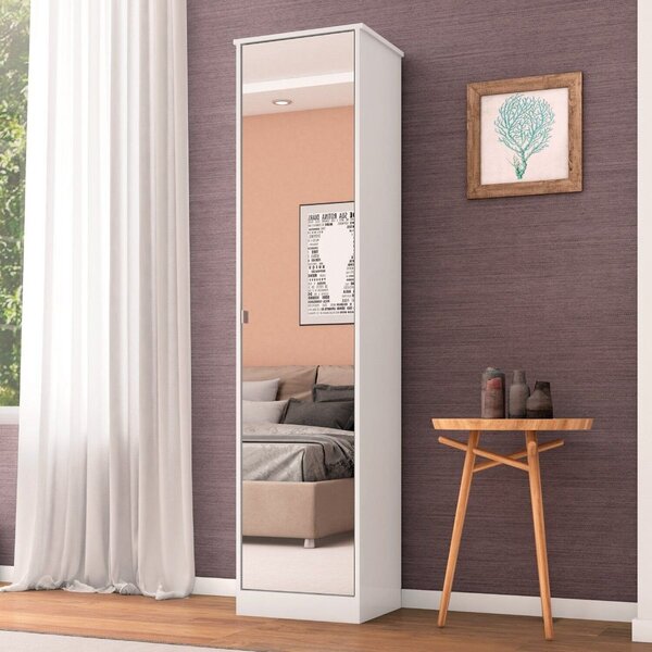 Armário Multiuso 1porta Reflex 184cm X 44cm Branco