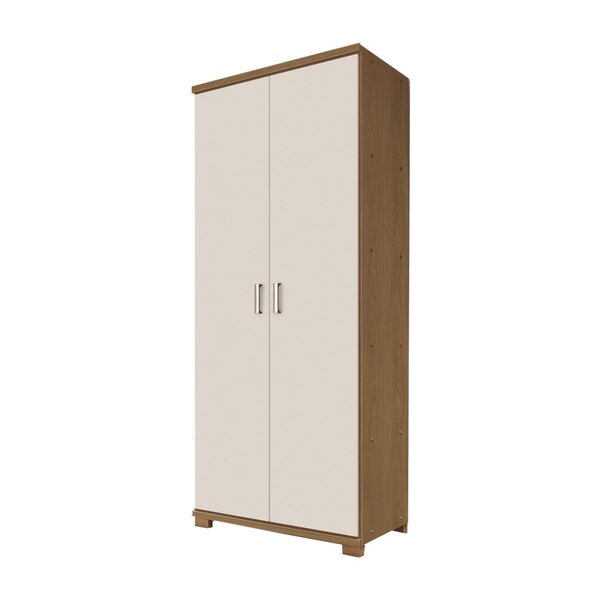 Armário Multiuso 2 Portas 100% Mdf New Freijó/off White