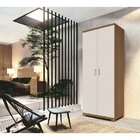 Armário Multiuso 2 Portas 100% Mdf New Freijó/off White