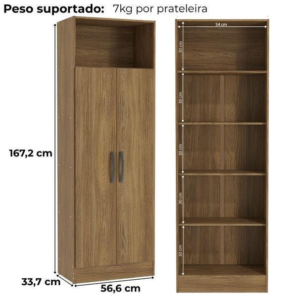 Armario Multiuso 2 Portas 167x57 Cm N408 Kappesberg | Leroy Merlin