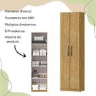 Armario Multiuso 2 Portas 170 Cm Mdp Lara Mu019 Mxm