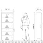 Armário Multiuso 2 Portas 1 Gaveta Advantage Batrol Móveis Ip