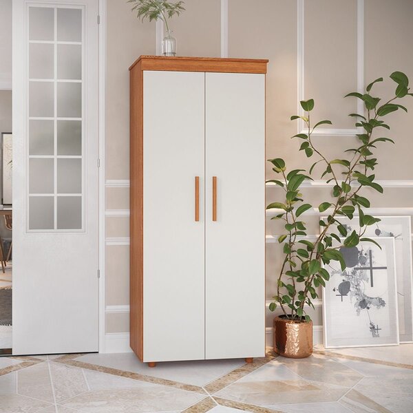 Armário Multiuso 2 Portas 1 Gaveta Advantage Freijó/ Off-white