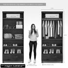 Armário Multiuso 2 Portas 1 Gaveta Jequitibá I05 Cânion - Mpo