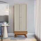 Armário Multiuso 2 Portas 1 Gaveta Retrô Bari Linea Brasil Am