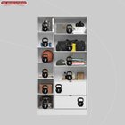 Armário Multiuso 2 Portas 2 Gavetas Com Espelho Joy Branco