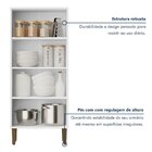 Armário Multiuso 2 Portas 3 Prateleira Paraná Branco