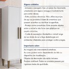 Armário Multiuso 2 Portas 3 Prateleira Paraná Branco