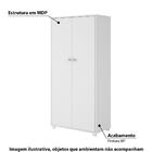Armário Multiuso 2 Portas 3 Prateleiras Brv - Branco