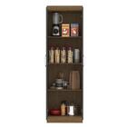 Armário Multiuso 2 Portas 3 Prateleiras Internas Macau 170cm