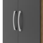 Armário Multiuso 2 Portas 3 Prateleiras Internas Macau 170cm