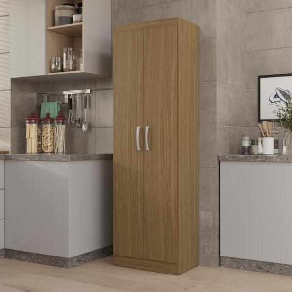 Armário Multiuso 2 Portas 3 Prateleiras Internas Macau 170cm