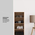 Armário Multiuso 2 Portas 3 Prateleiras Viena  Amendola Touch