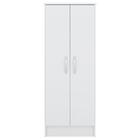Armário Multiuso 2 Portas 3 Prateleiras Viena D02 Branco - Mp