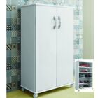 Armário Multiuso 2 Portas 4 Prateleiras Berlim Arte Móveis Br