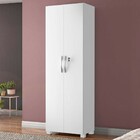 Armário Multiuso 2 Portas 4 Prateleiras Branco Nt4020 – Notáv