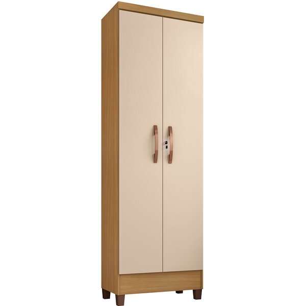 Armário Multiuso 2 Portas 4 Prateleiras Com Chave Egito Carva