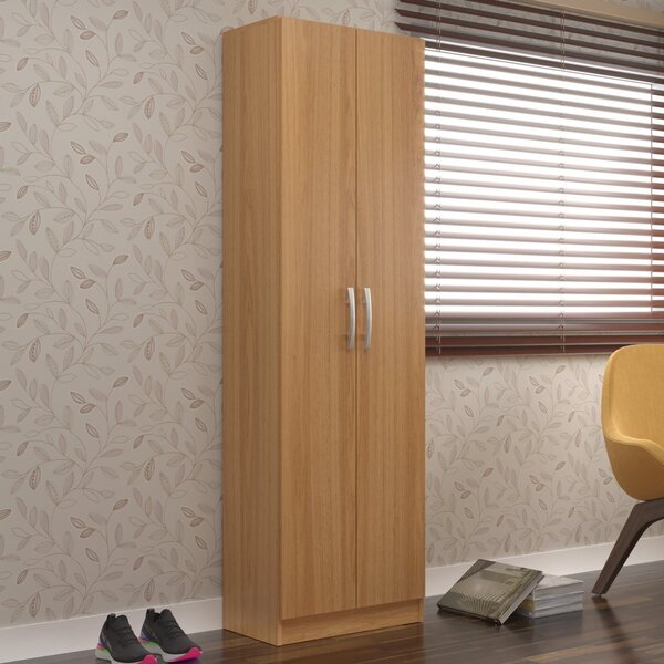 Armário Multiuso 2 Portas 4 Prateleiras Milão  Cinamomo