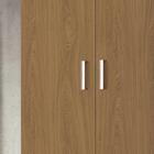 Armário Multiuso 2 Portas 4 Prateleiras New F08 Freijó - Mpoz