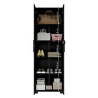 Armário Multiuso 2 Portas 4 Prateleiras Preto Tx Nt4020 – Not