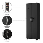Armário Multiuso 2 Portas 4 Prateleiras Preto Tx Nt4020 – Not