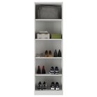 Armario Multiuso 2 Portas 4 Prateleiras Vedere Branco