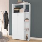 Armário Multiuso 2 Portas 5 Nichos Branco Brp 110 - Brv Móveis