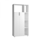 Armário Multiuso 2 Portas 5 Nichos Brv Móveis Branco