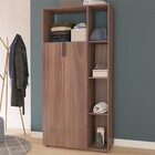 Armário Multiuso 2 Portas 5 Nichos Castanho Brp 110 - Brv Móv