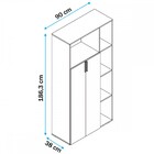 Armário Multiuso 2 Portas 5 Nichos Castanho Brp 110 - Brv Móv
