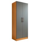 Armário Multiuso 2 Portas 5 Prateleiras Menezes Manchester/gr