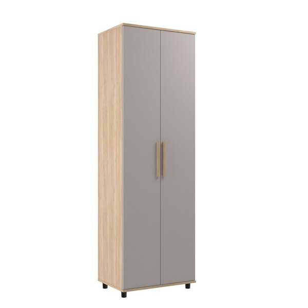 その他薪　Other602 Armário Multiuso 2 Portas 60cm Arizona Aveiro Oak/cinza Urbano