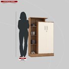 Armário Multiuso 2 Portas 6 Prateleiras Elite  Amendola Touch