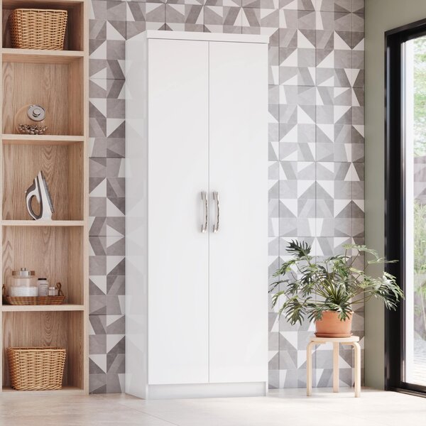 soomloom HAPI２ Armário Multiuso 2 Portas 6 Prateleiras Happy Espresso Móveis