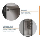 Armário Multiuso 2 Portas 70cm Sem Rodapé Ipanema Cabecasa Ma