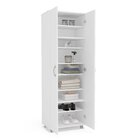 Armário Multiuso 2 Portas 8 Prateleiras Jade Espresso Móveis