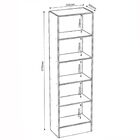 Armário Multiuso 2 Portas Amareto Seda/off White - Viero Móve