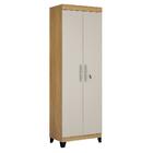 Armário Multiuso 2 Portas Asteca Cinamomo/off White