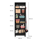 Armário Multiuso 2 Portas Bologna Q01 - Doce Sonho Móveis - P