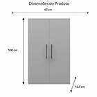 Armário Multiuso 2 Portas Branco