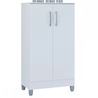Armário Multiuso 2 Portas Branco A989 - Poquema