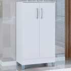 Armário Multiuso 2 Portas Branco A989 - Poquema