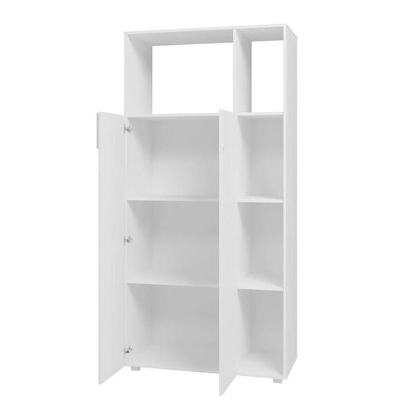 Armario Multiuso 2 Portas Branco Mdp 15mm