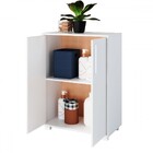 Armário Multiuso 2 Portas Branco - Pnr Móveis